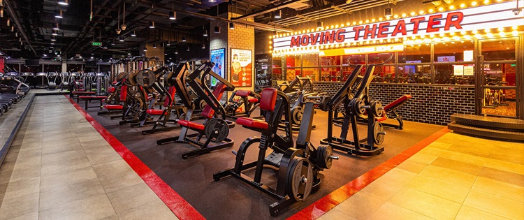 Không gian rộng lớn của California Fitness Thảo Điền